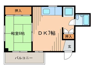 パ－クサイドエスの物件間取画像